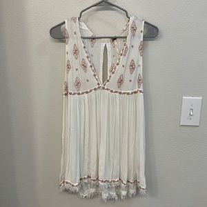 Embroidered Free people top